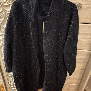 Lands’ end woman coat 22w navy NWT